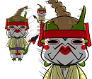 琉球舞團昇龍祭太鼓lineスタンプ34