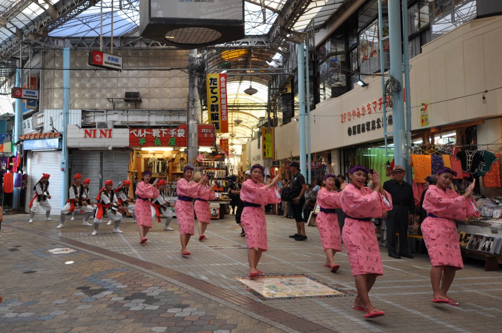 エイサー　手踊り　撮影