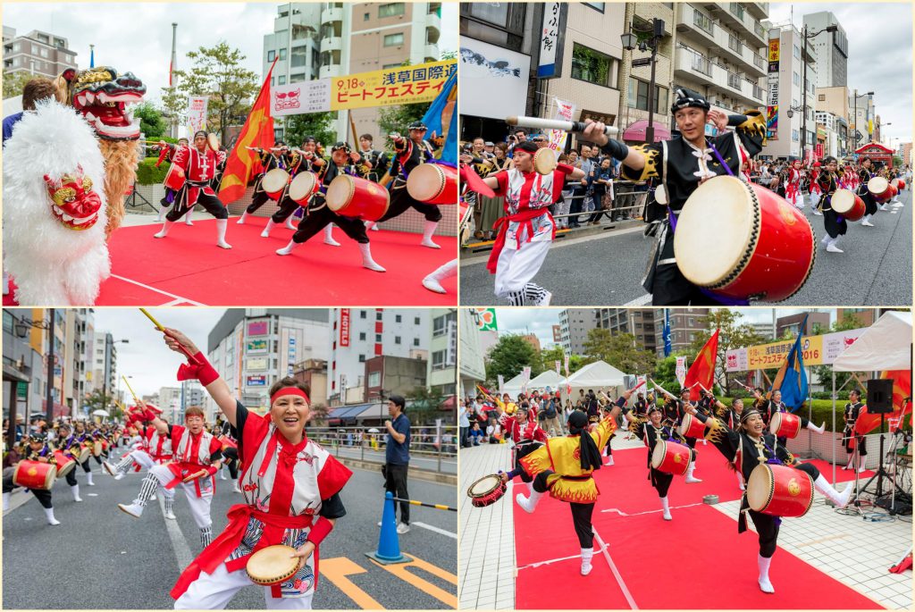 浅草エイサーパレード 昇龍祭太鼓1