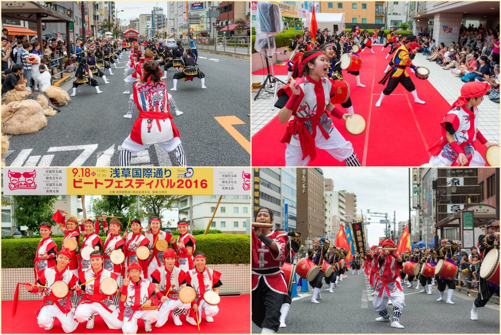 浅草エイサーパレード 昇龍祭太鼓2