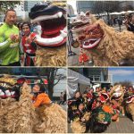 東京マラソン 大獅子 昇龍祭太鼓