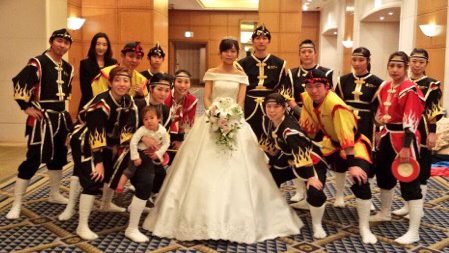 結婚式での昇龍祭太鼓！