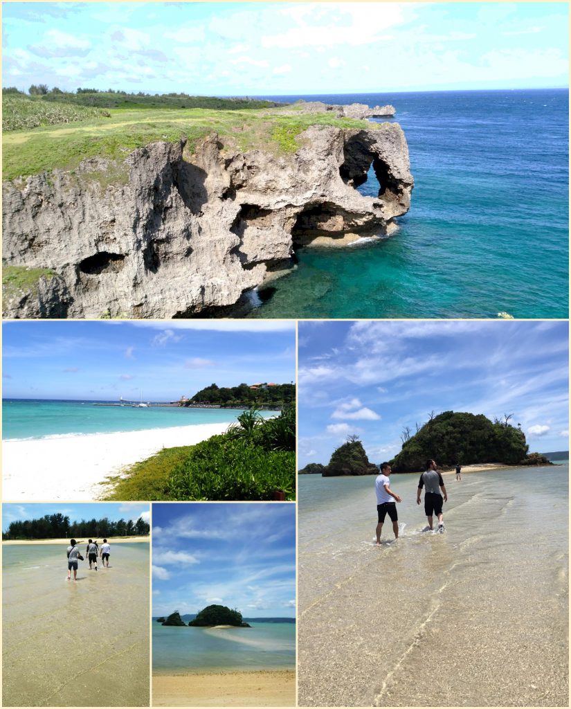 万座毛＆海＆海中展望塔