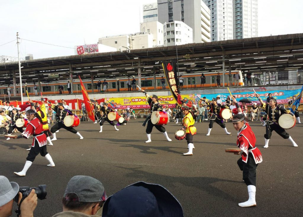 中野チャンプルーフェスタ_昇龍祭太鼓