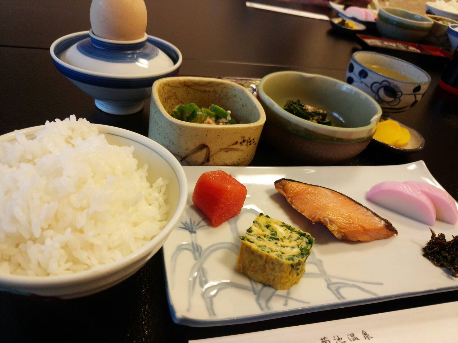 宝来館さんの朝食