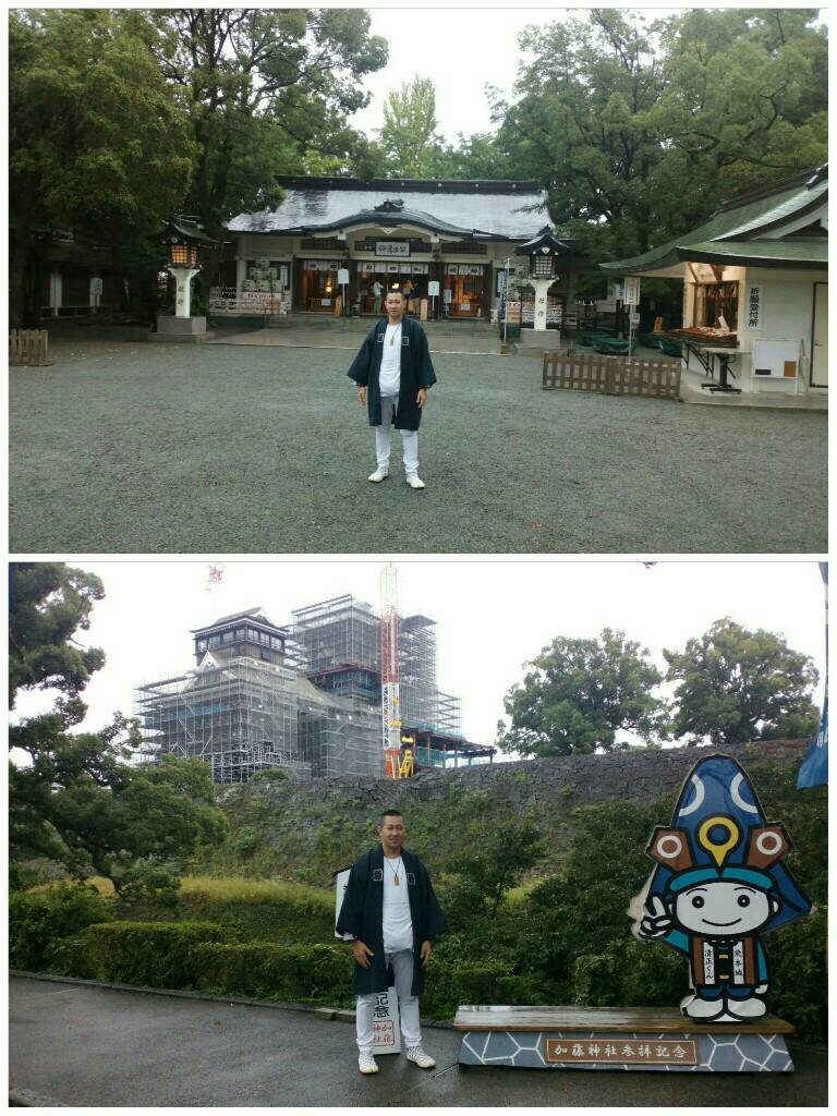 加藤神社と熊本城