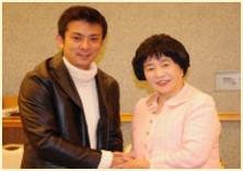 稲川素子氏と水野さん