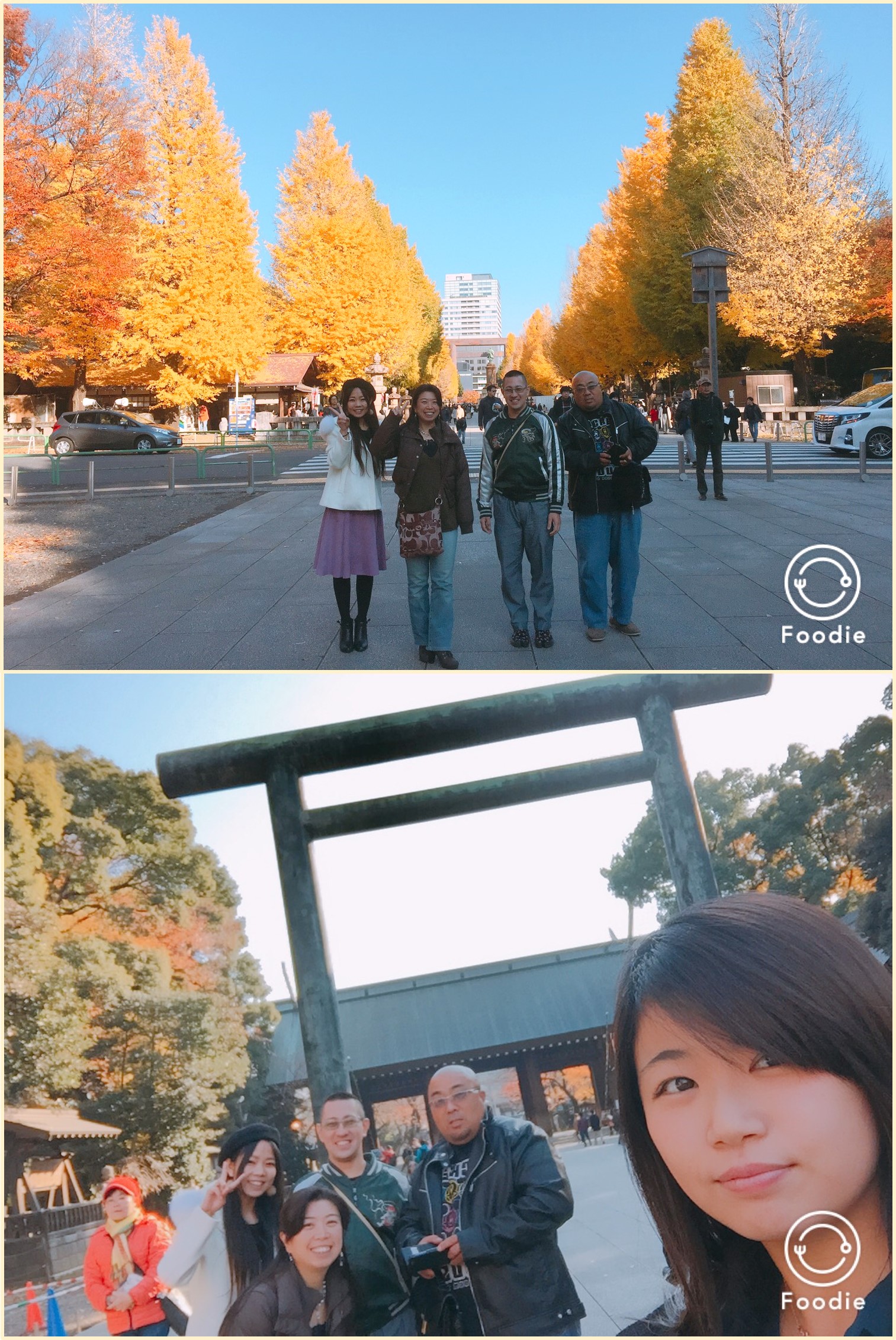 靖国神社参拝