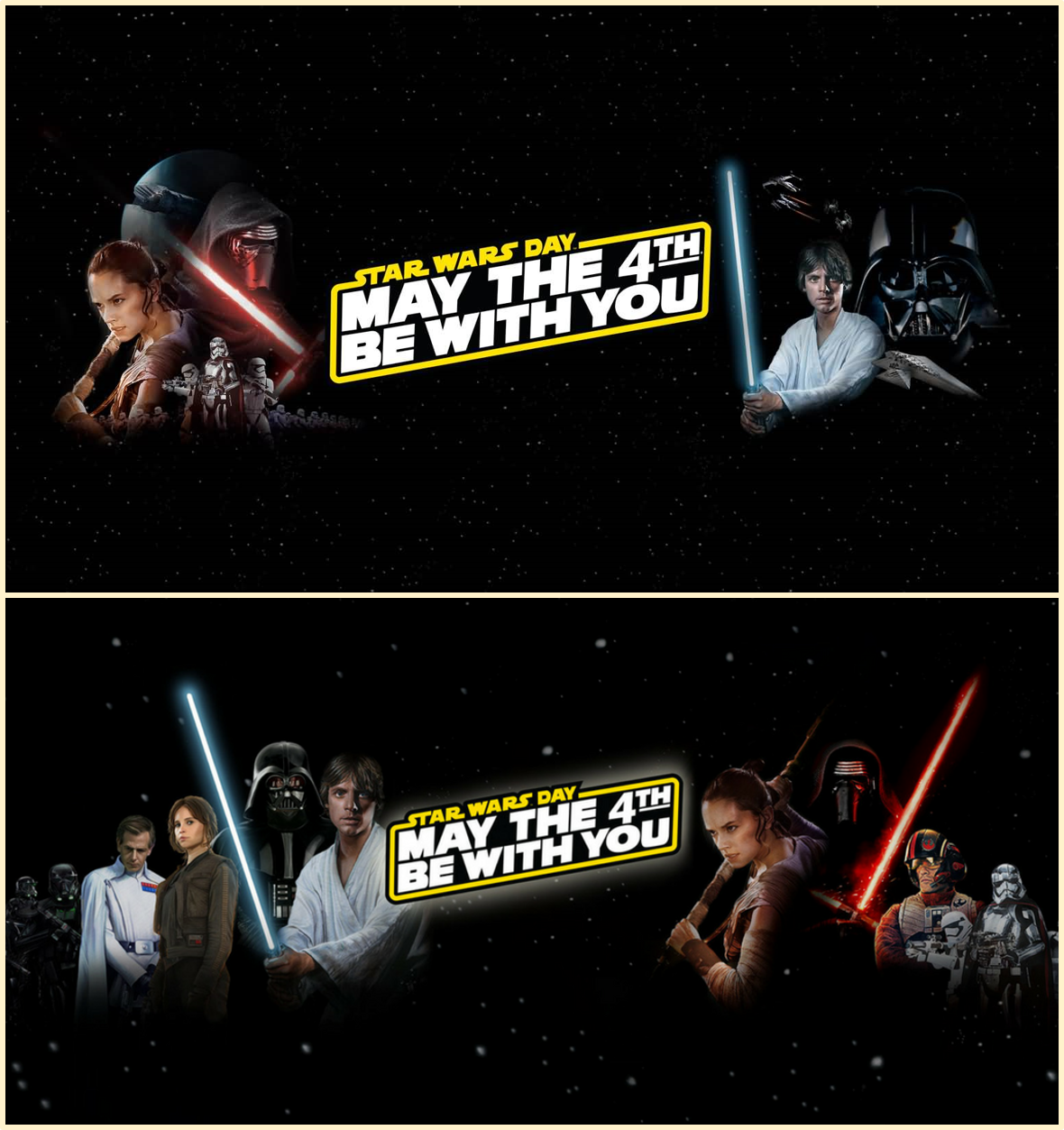 May the 4th be with you.