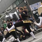 新宿エイサーにて佳穂利