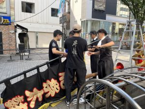 昇龍祭太鼓 創作エイサー 東京 沖縄 きいやま商店 旗頭