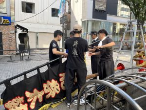 昇龍祭太鼓 創作エイサー 東京 沖縄 きいやま商店 旗頭